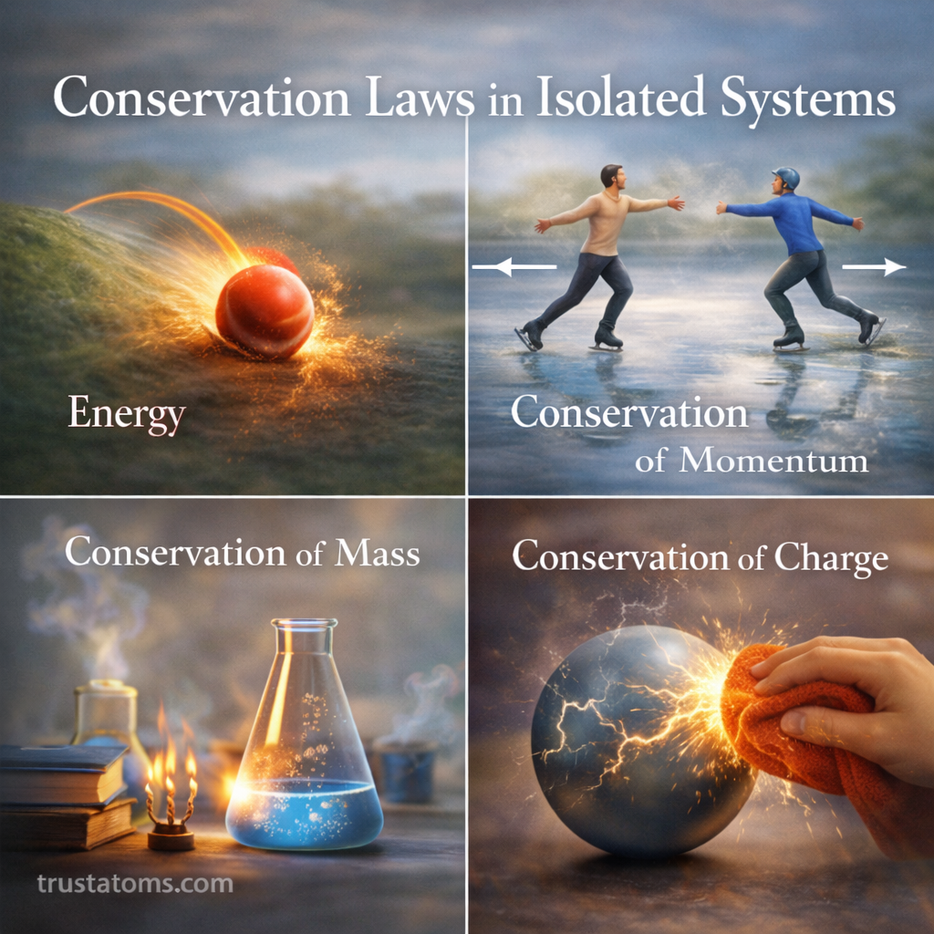 Conservation Laws in Isolated Systems