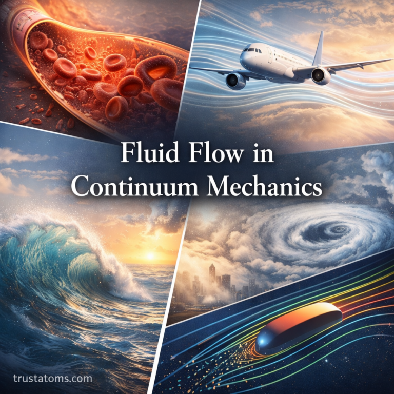 Fluid Flow in Continuum Mechanics - Trust Atoms