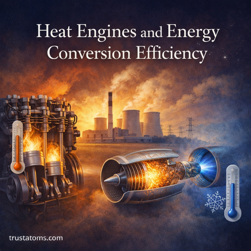 Heat Engines and Energy Conversion Efficiency