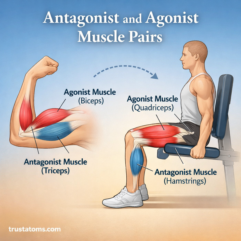 Antagonist and Agonist Muscle Pairs