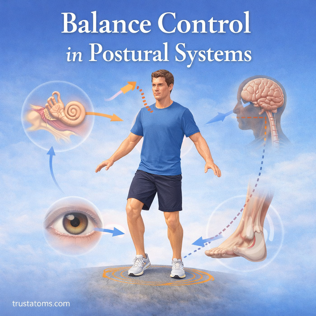 Balance Control in Postural Systems: How the Body Stays Upright