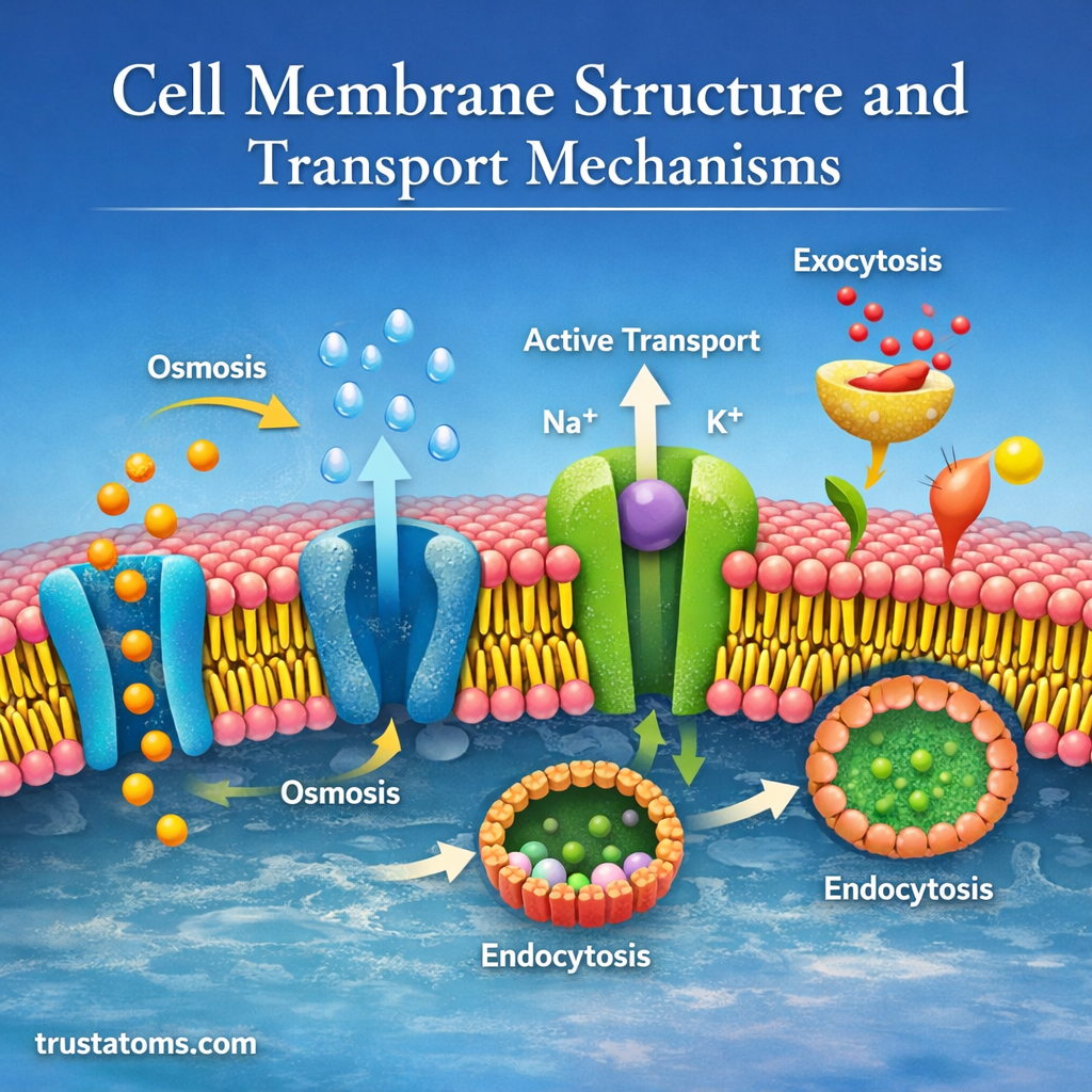 Cell Membrane Structure and Transport Mechanisms