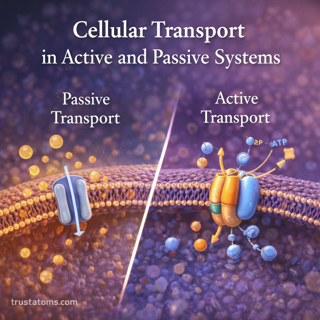 Cellular Transport in Active and Passive Systems