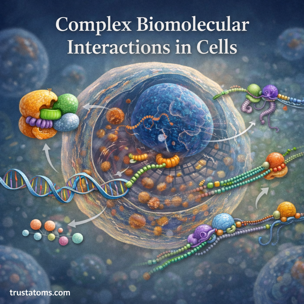Complex Biomolecular Interactions in Cells
