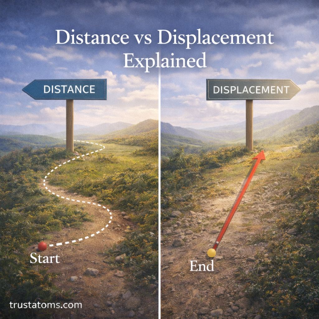 Distance vs Displacement Explained