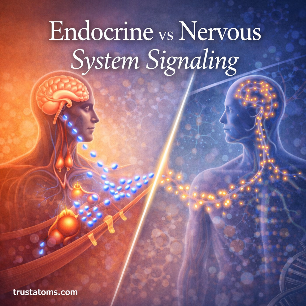 Endocrine vs Nervous System Signaling