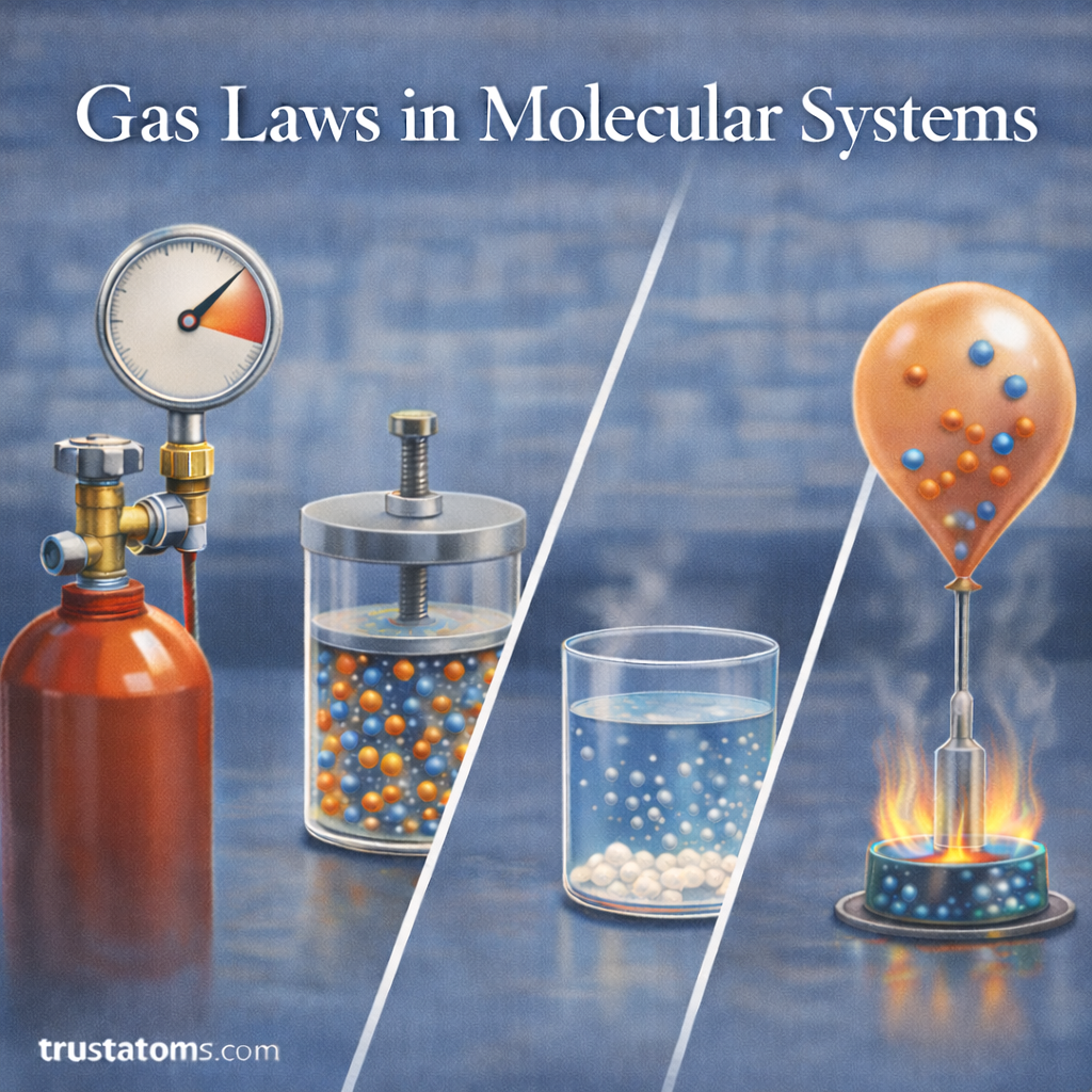 Gas Laws in Molecular Systems