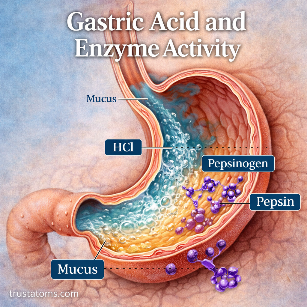 Gastric Acid and Enzyme Activity