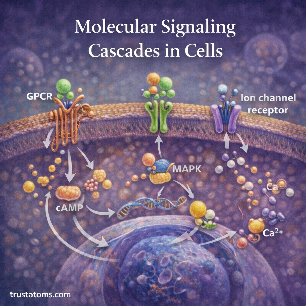 Molecular Signaling Cascades In Cells Trust Atoms Molecular Signaling Cascades In Cells Trust Atoms
