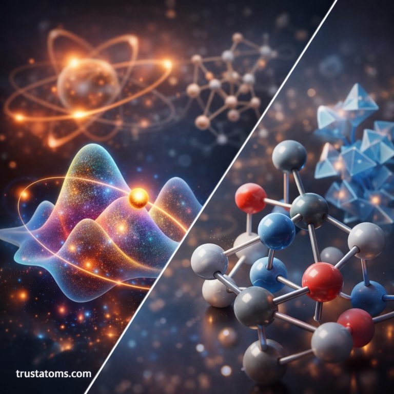 Quantum Mechanical Models in Molecular Systems - Trust Atoms