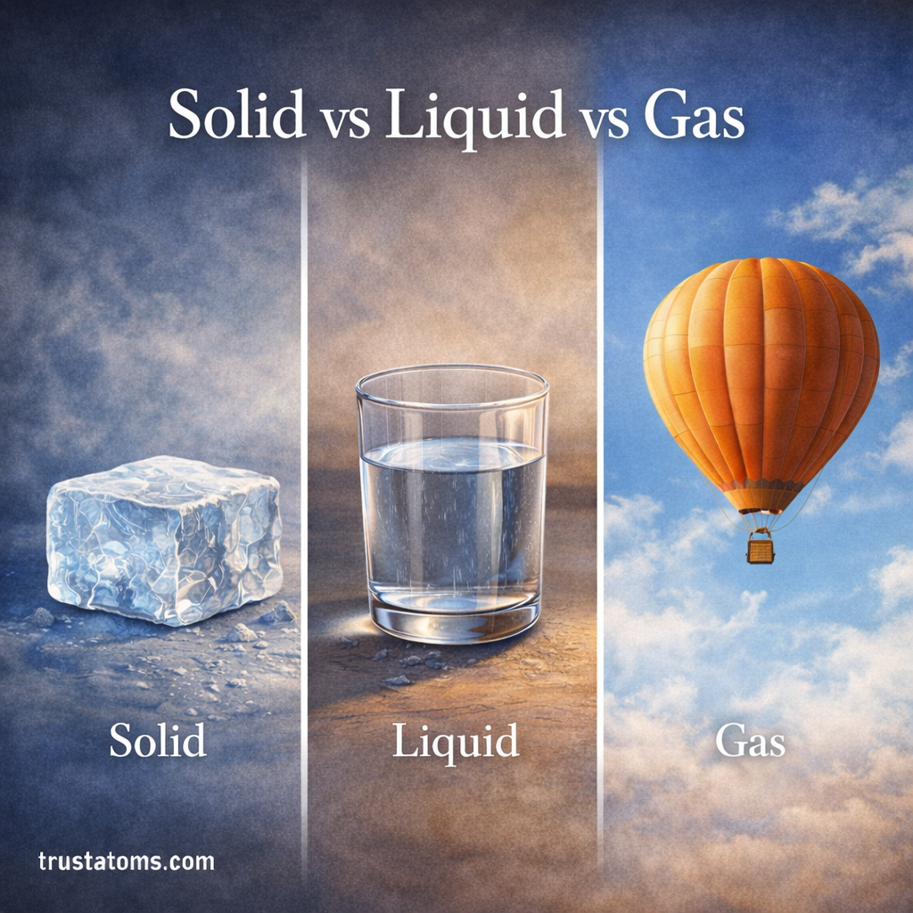 Solid vs Liquid vs Gas