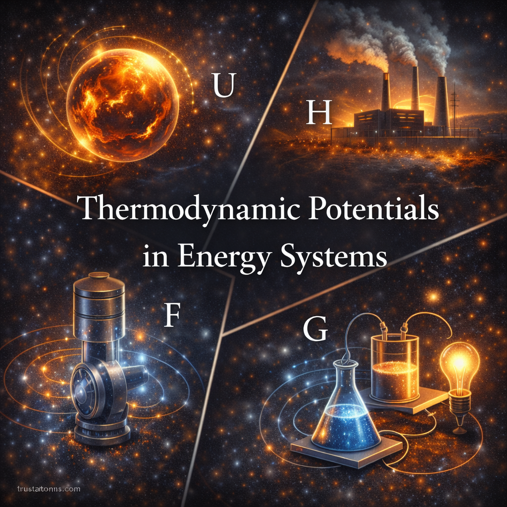 Thermodynamic Potentials in Energy Systems