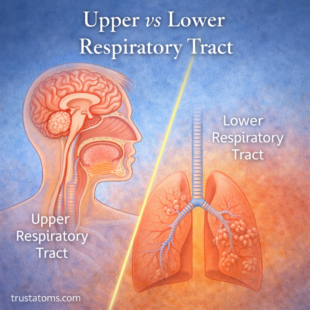 Upper vs Lower Respiratory Tract