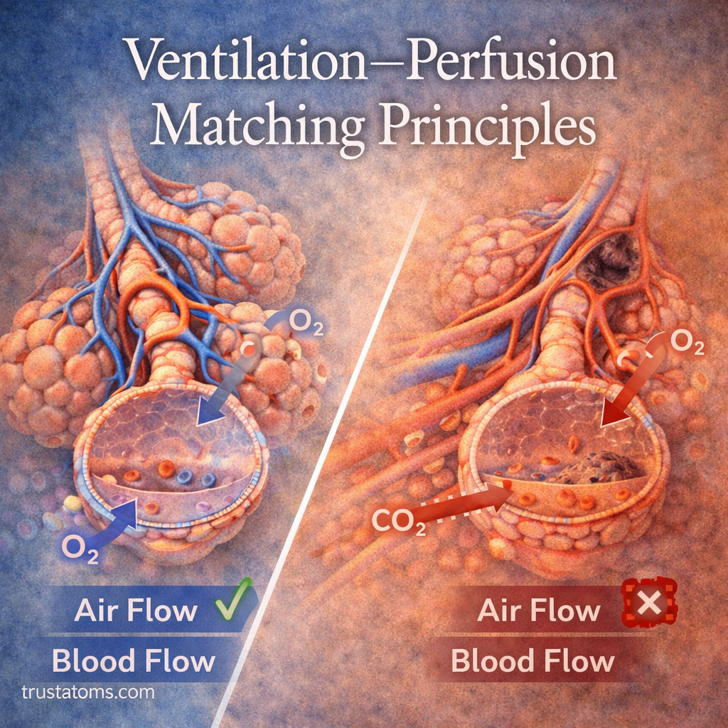 Ventilation–Perfusion Matching Principles