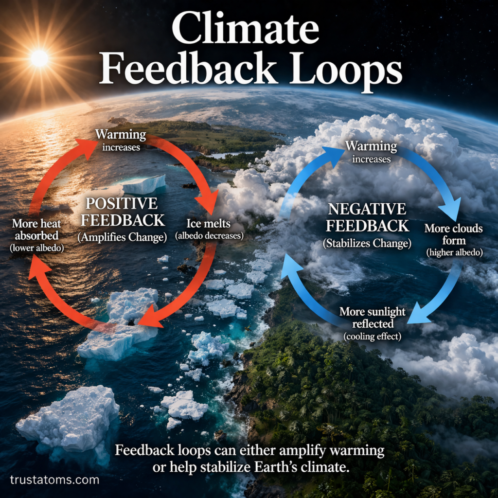Climate Feedback Loops: How Earth’s Systems Amplify or Stabilize Change