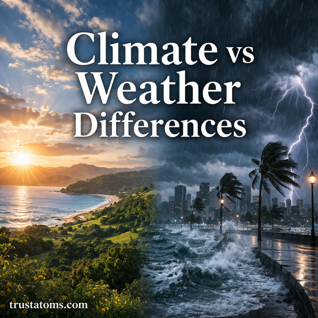 Climate vs Weather Differences