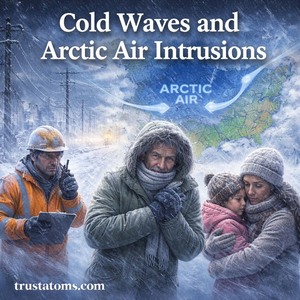 Cold Waves and Arctic Air Intrusions: How Extreme Cold Impacts Weather and Society