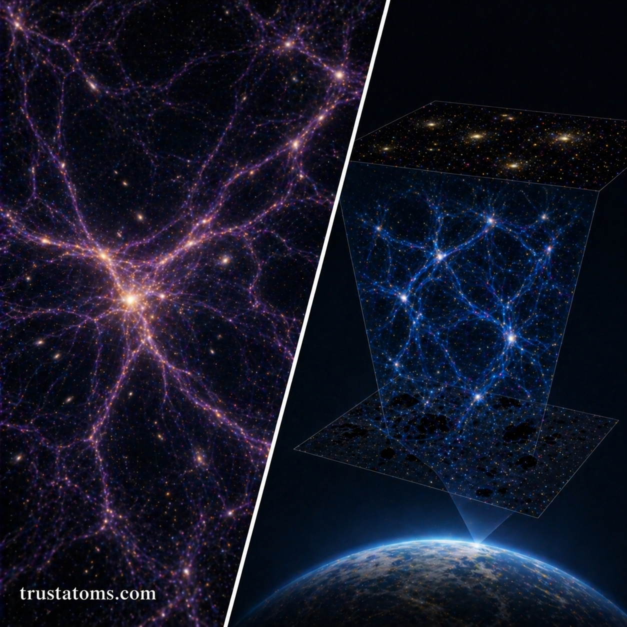 Cosmic Web Structure: The Universe’s Largest-Scale Design - Trust Atoms