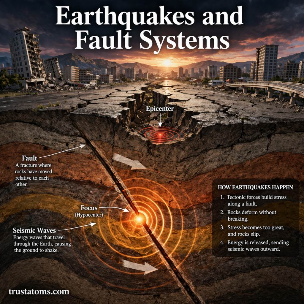 Earthquakes and Fault Systems