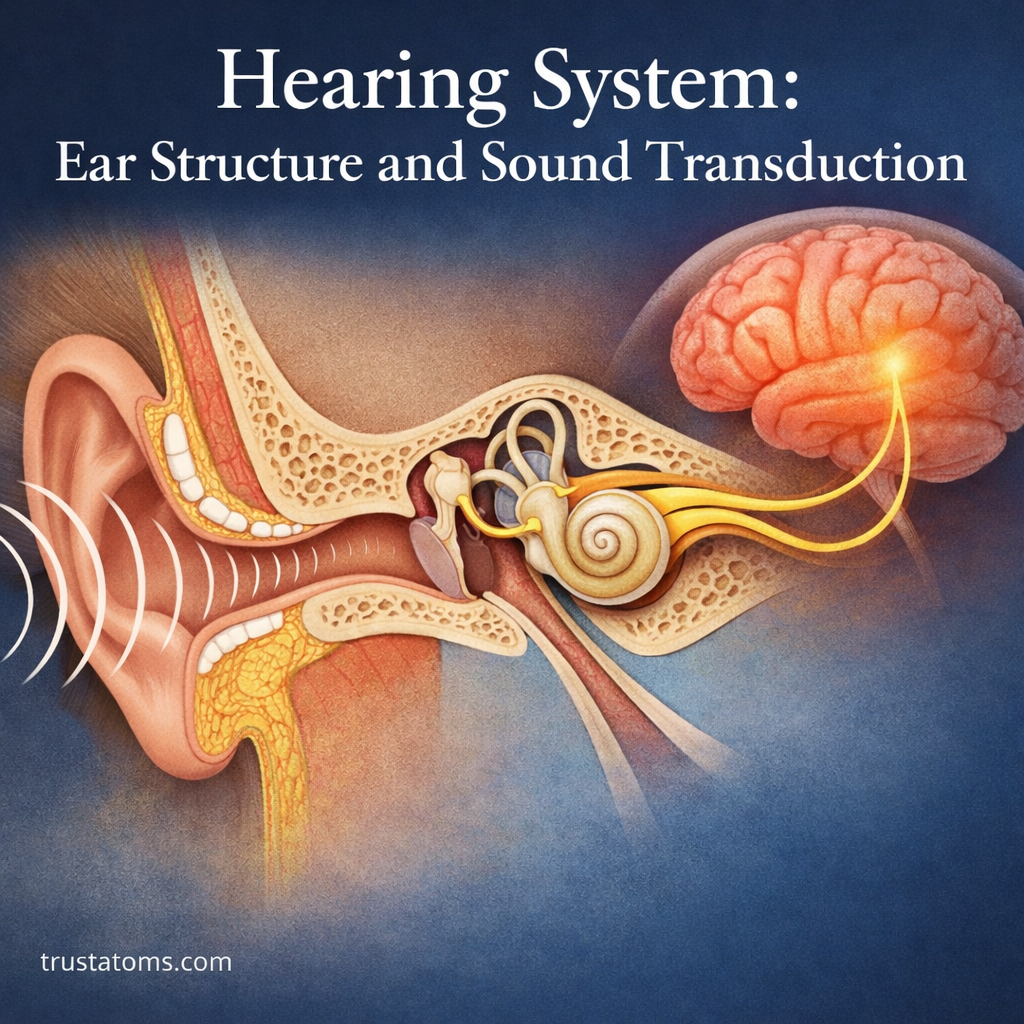 Hearing System: Ear Structure and Sound Transduction