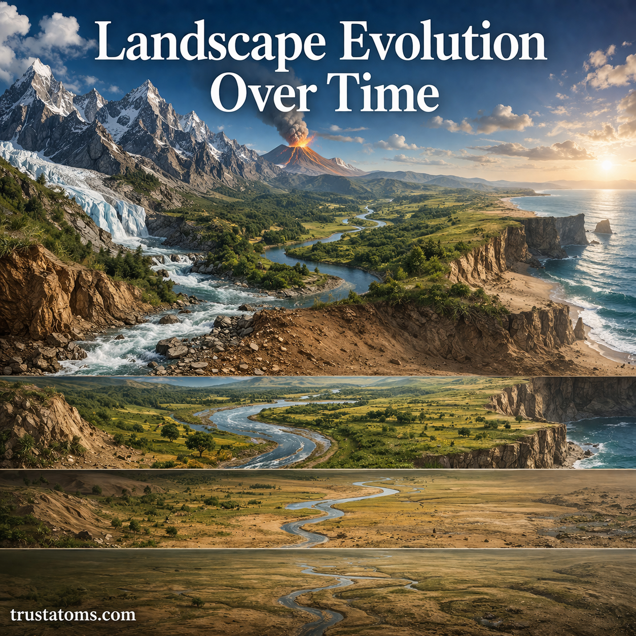 Landscape Evolution Over Time - Trust Atoms