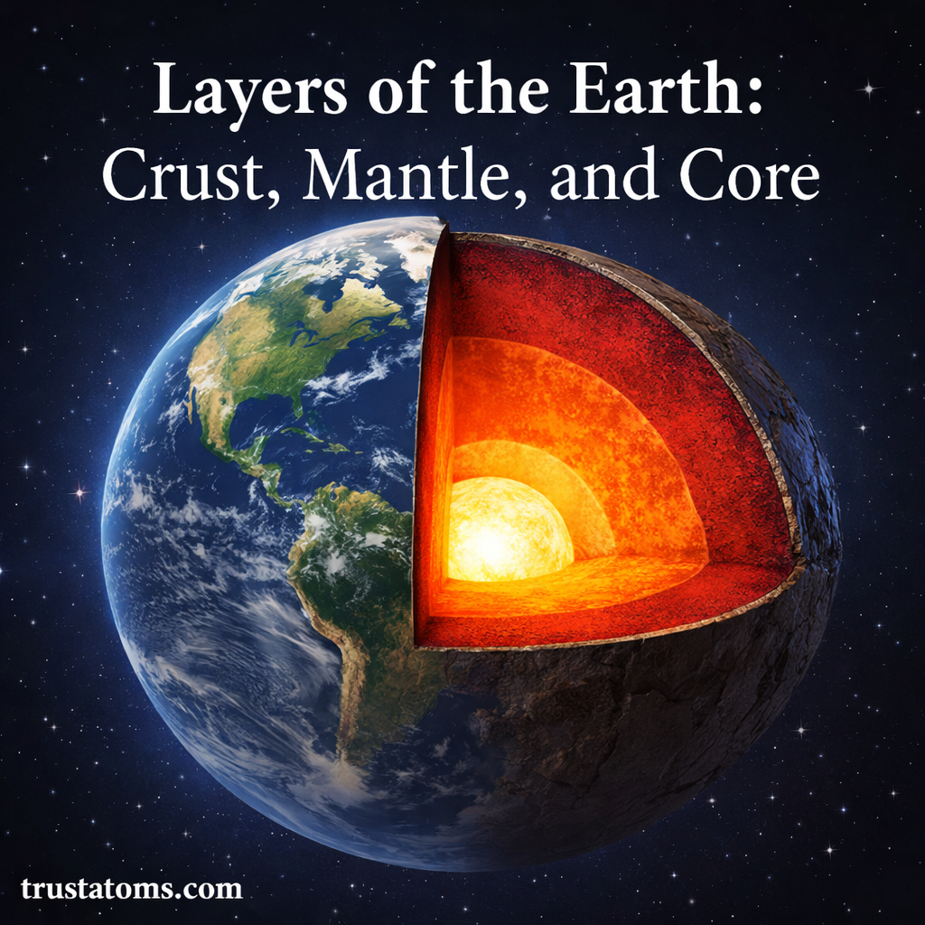 Layers of the Earth: Crust, Mantle, and Core