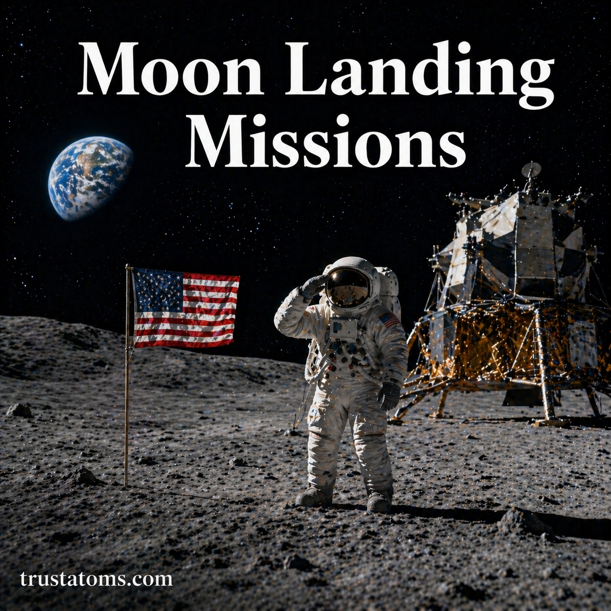 Moon Landing Missions - Trust Atoms