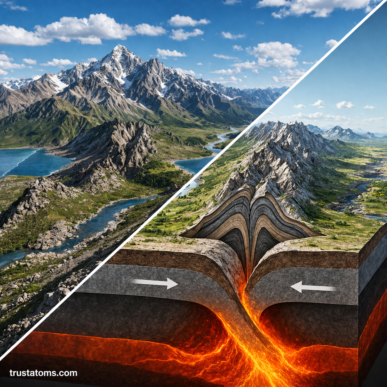 Mountain Building Processes - Trust Atoms