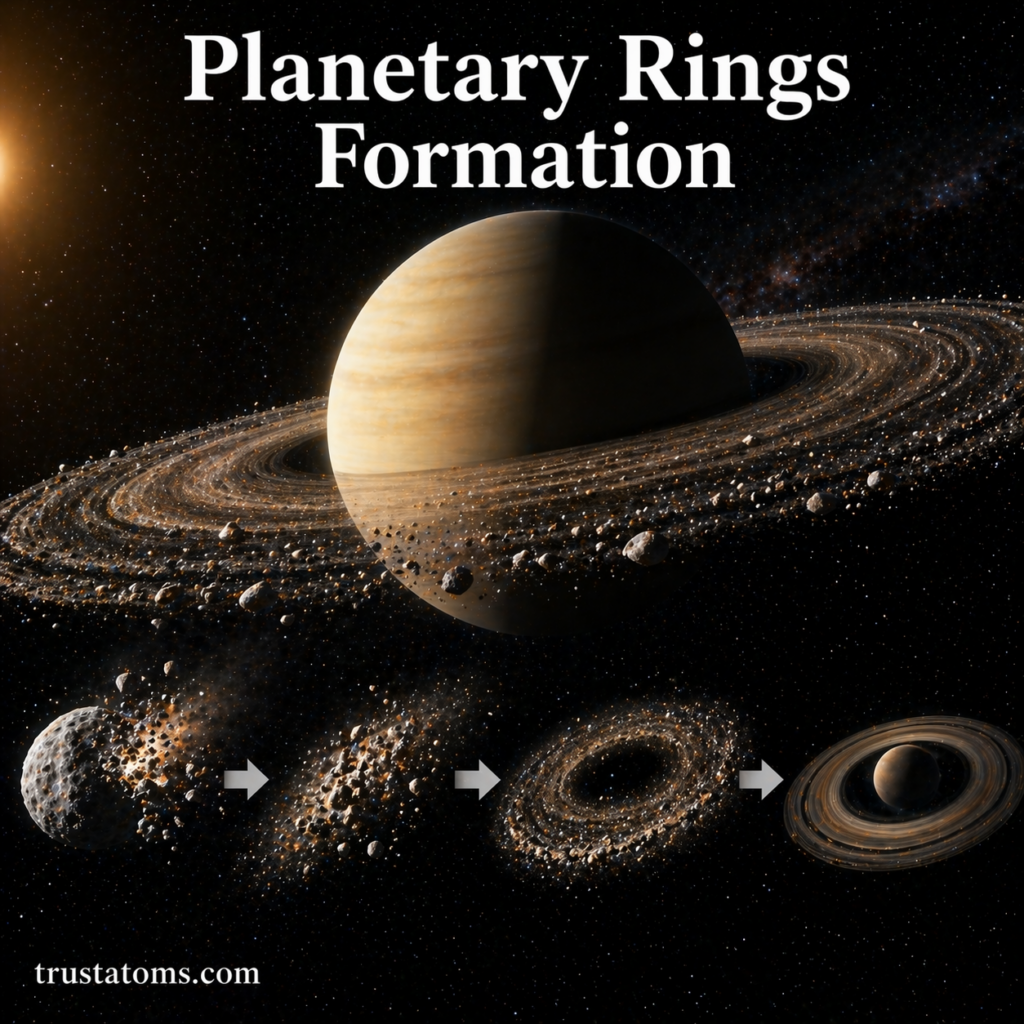 Planetary Rings Formation: How Ring Systems Develop Around Planets