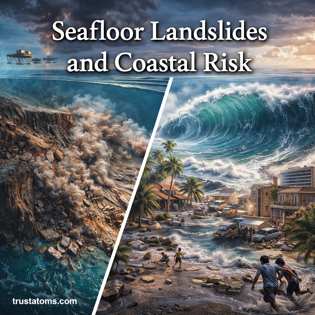 Seafloor Landslides and Coastal Risk: Hidden Hazards Beneath the Ocean