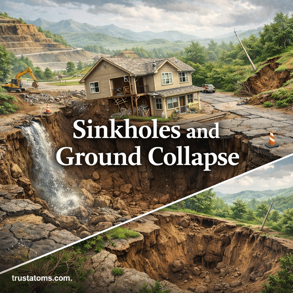 Sinkholes and Ground Collapse: Causes, Types, and Prevention