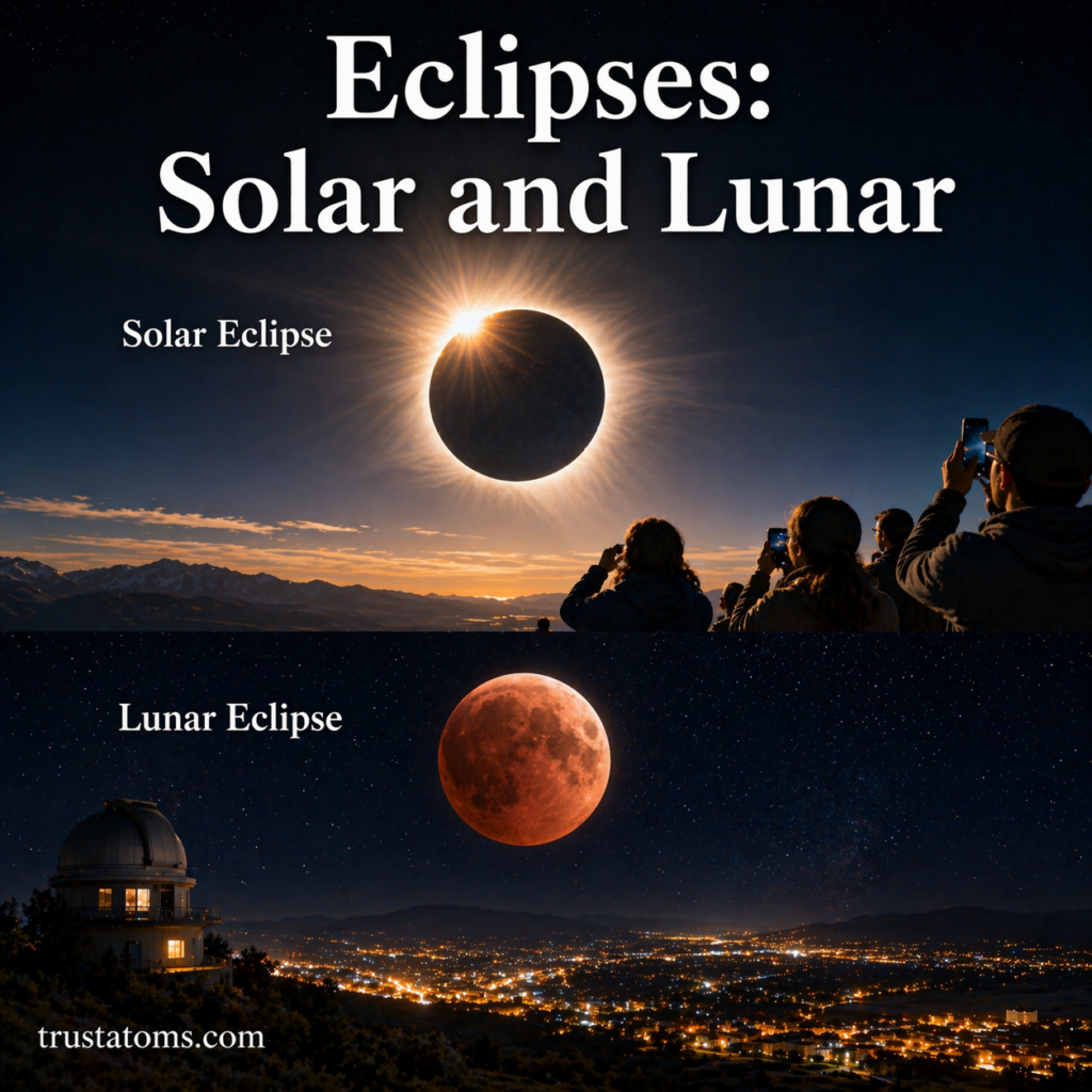 Eclipses: Solar and Lunar — How Celestial Alignments Create Stunning Sky Events