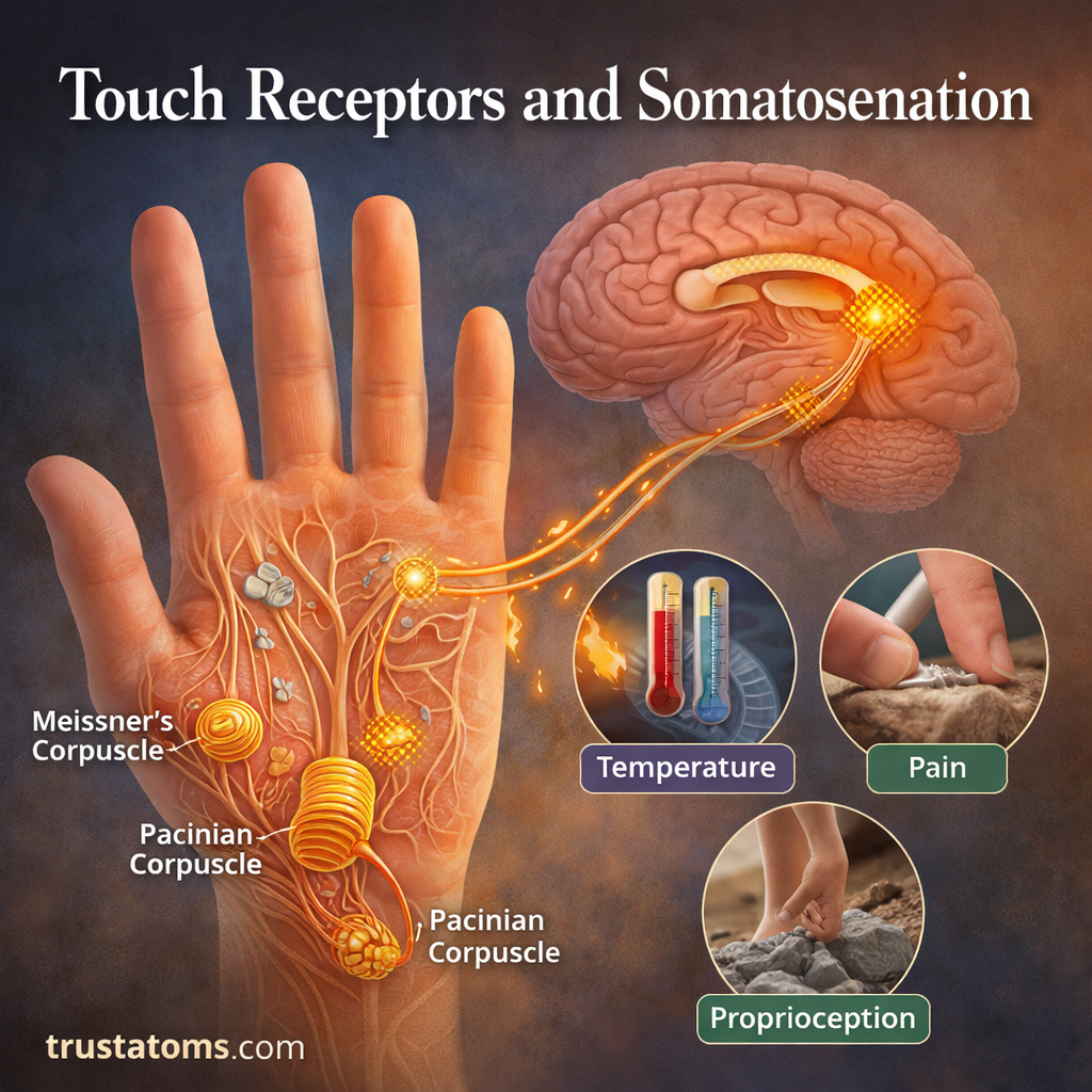 Touch Receptors and Somatosensation