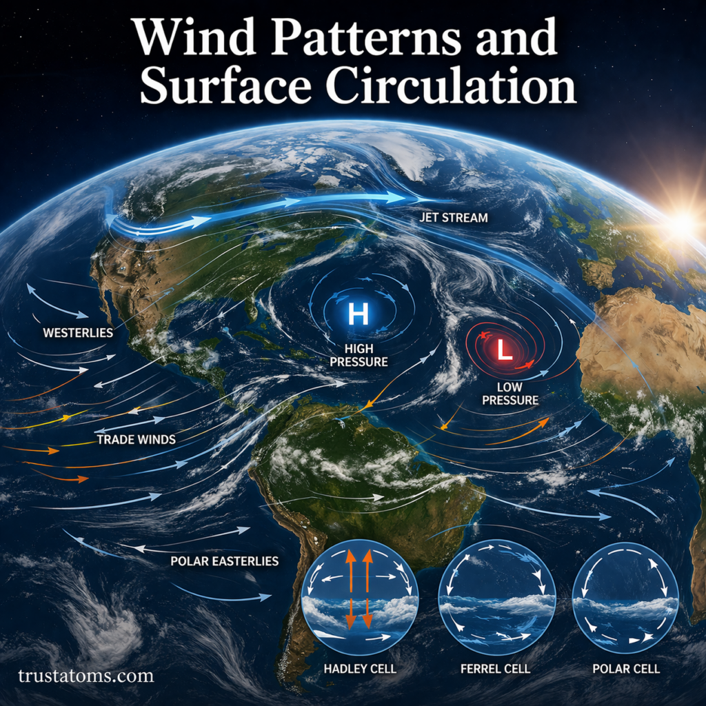 Wind Patterns and Surface Circulation
