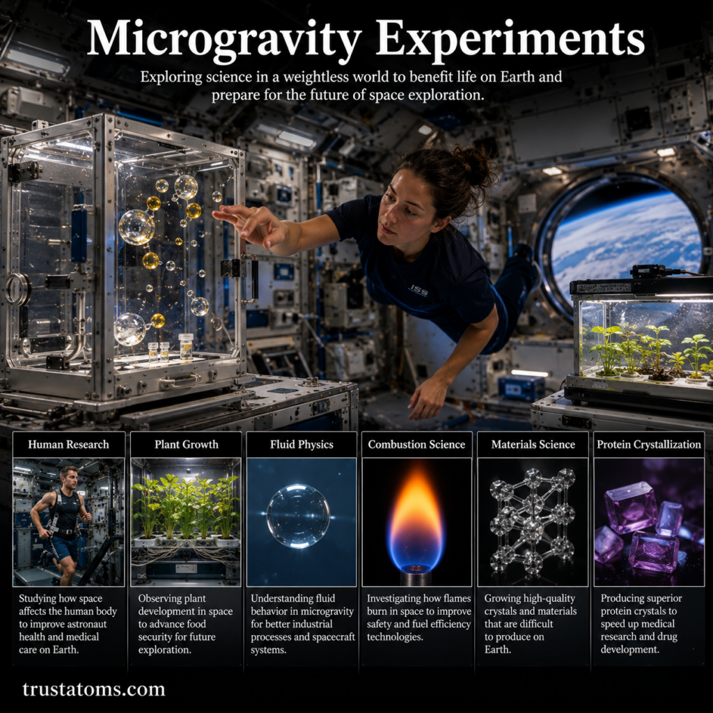 Microgravity Experiments: Research in the Weightless Environment of Space